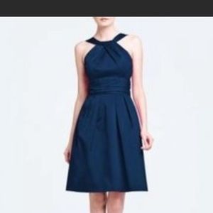 David’s Bridal Y Neck Dress Size 6